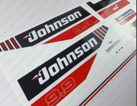 Johnson 9.9HP Two Stroke 1991 Outboard Decal Kit
